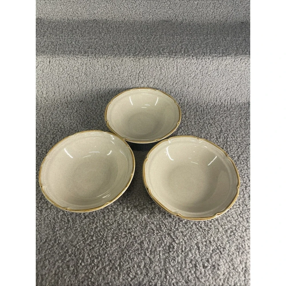 The Classics by Hearthside Stoneware Cereal Bowl Japan Set (3) 6 5/8